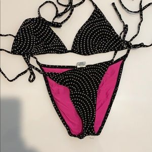 Since women polka dots bikini size L